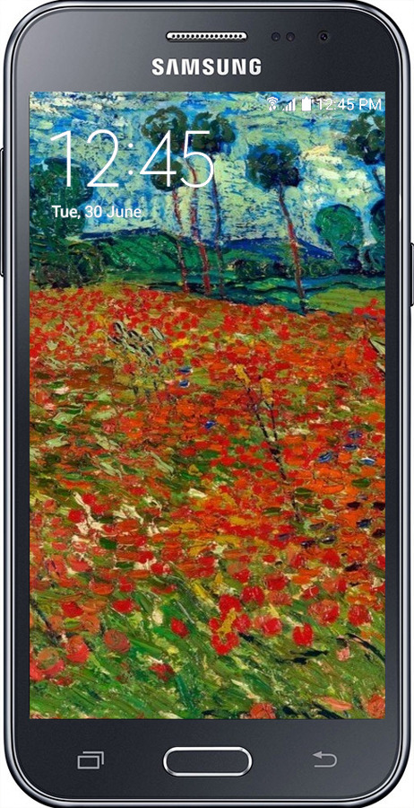 Силіконовий чехол Вінсент Ван Гог-Макове поле для Samsung Galaxy J2 J200H - 6466u-190 изображение 