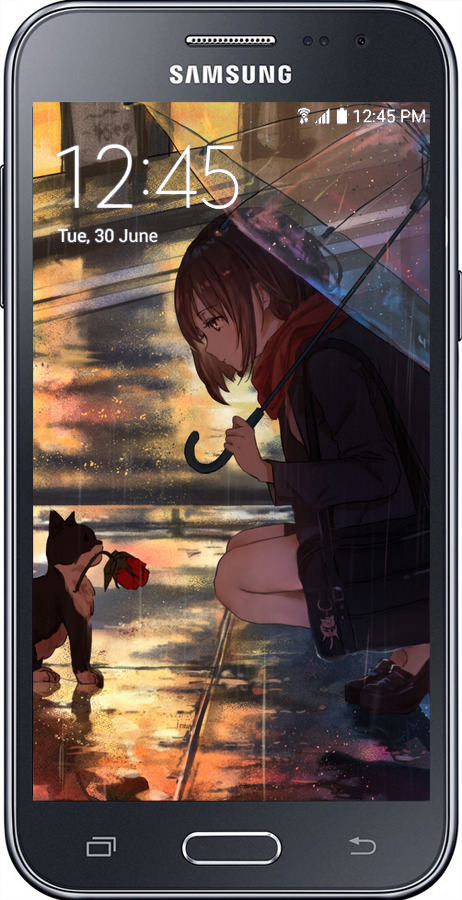 Силіконовий чехол Anime для Samsung Galaxy J2 J200H - 6609u-190 изображение 