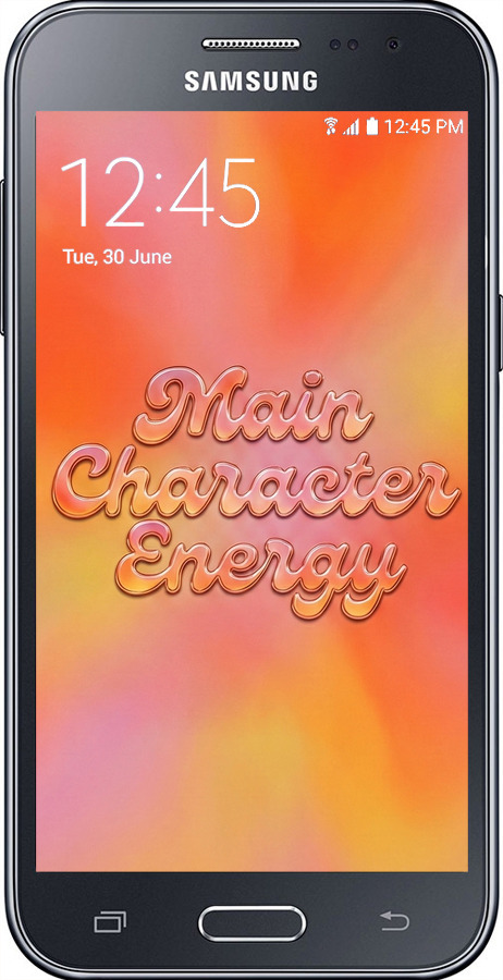 Силиконовый чехол Aura Gradient Main Character Energy Aesthetic Y2K для Samsung Galaxy J2 J200H - 6783u-190 изображение 