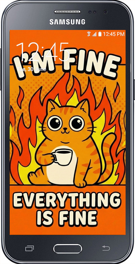 Силиконовый чехол Funny Cat для Samsung Galaxy J2 J200H - 6786u-190 изображение 