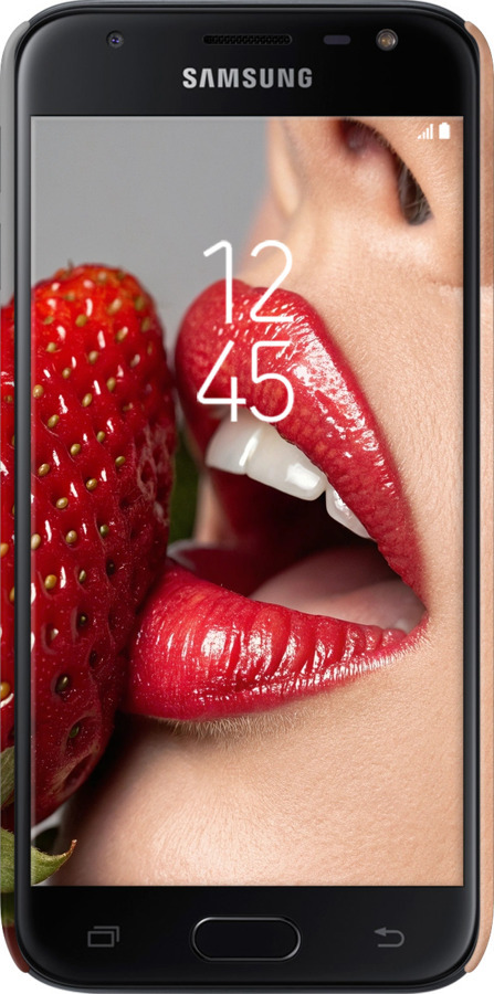 3D пластиковий глянцевий чехол Насолода для Samsung Galaxy J3 (2017) - 6701c-650 изображение 
