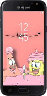 2D пластиковый чехол Спанч Боб для Samsung Galaxy J3 (2017) - 6282t-650 изображение 