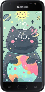2D пластиковий чехол Милый котик для Samsung Galaxy J3 (2017) - 6364t-650 изображение 