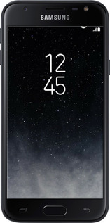 2D пластиковий чехол Голубые облака, Голубая луна для Samsung Galaxy J3 (2017) - 6396t-650 изображение 