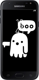 2D пластиковий чехол Привид Несхвалення для Samsung Galaxy J3 (2017) - 6431t-650 изображение 