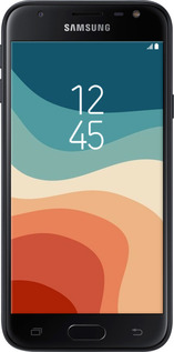 Силиконовый чехол В стиле ретро с волнами для Samsung Galaxy J3 (2017) - 6531u-650 изображение 