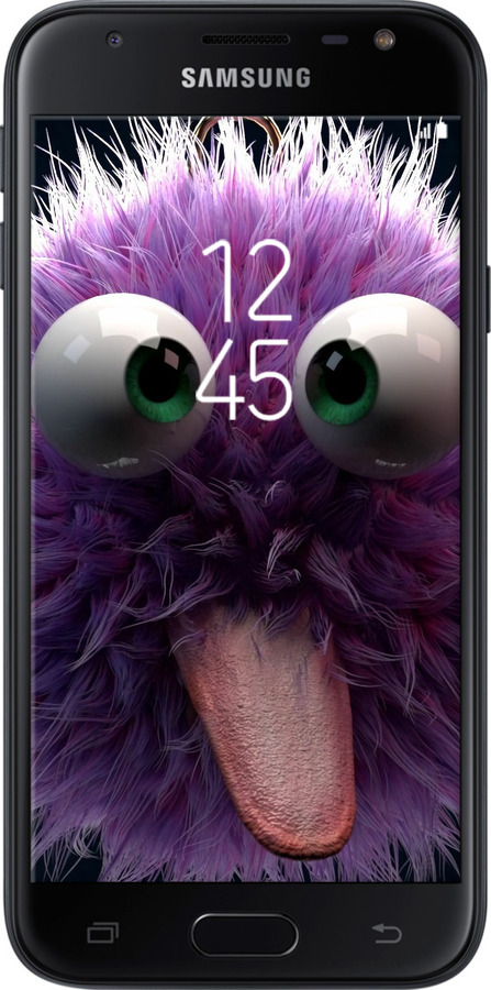 2D пластиковый чехол Пушистик для Samsung Galaxy J3 (2017) - 6017t-650 изображение 