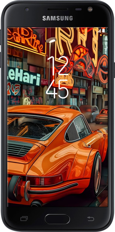 2D пластиковый чехол Порше для Samsung Galaxy J3 (2017) - 6334t-650 изображение 