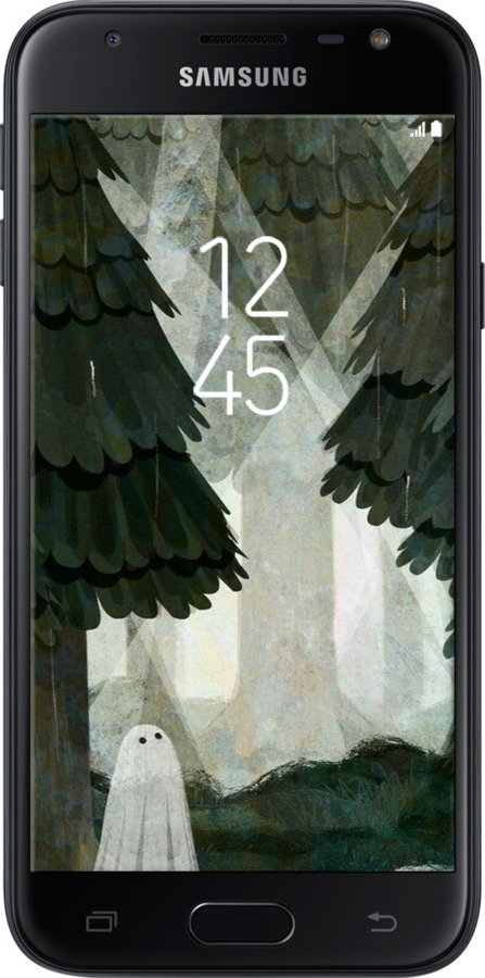 2D пластиковий чехол Із зображенням соснового лісу та привида для Samsung Galaxy J3 (2017) - 6420t-650 изображение 
