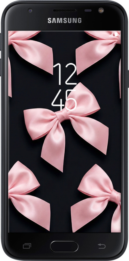 2D пластиковый чехол Coquette Ribbons Dark Coquette для Samsung Galaxy J3 (2017) - 6767t-650 изображение 