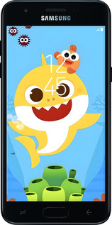 Силіконовий чехол Бейби Шарк для Samsung Galaxy J3 2018 - 6303u-1501 изображение 
