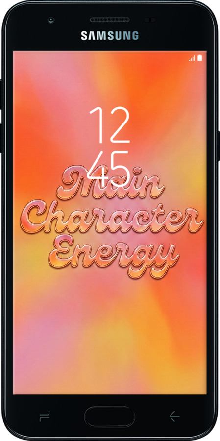 Силіконовий чехол Aura Gradient Main Character Energy Aesthetic Y2K для Samsung Galaxy J3 2018 - 6783u-1501 изображение 