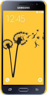 3D пластиковий матовий чехол Мінімалізм кульбаби для Samsung Galaxy J3 Duos (2016) J320H - 6449m-265 изображение 