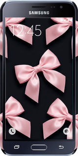3D пластиковый матовый чехол Coquette Ribbons Dark Coquette для Samsung Galaxy J3 Duos (2016) J320H - 6767m-265 изображение 