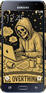 3D пластиковый матовый чехол The Overthinker для Samsung Galaxy J3 Duos (2016) J320H - 6774m-265 изображение 