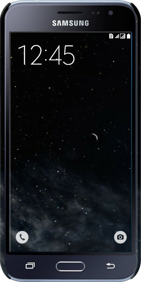 3D пластиковий матовий чехол Нічне небо для Samsung Galaxy J3 Duos (2016) J320H - 6451m-265 изображение 