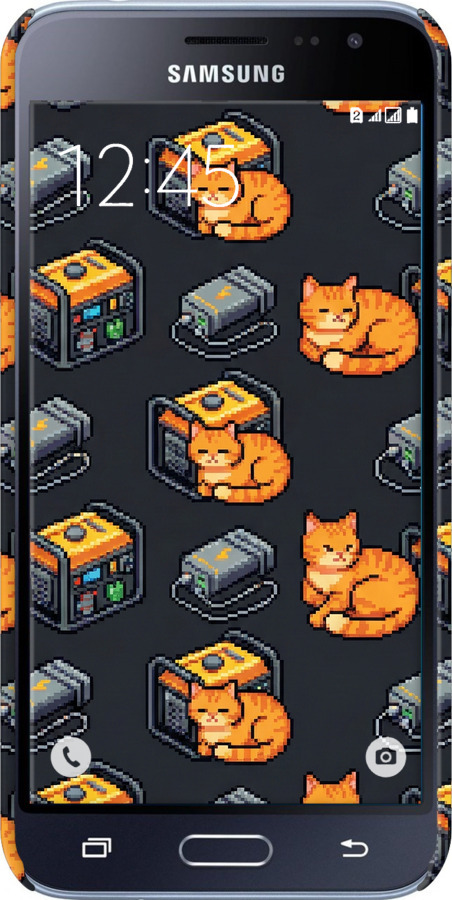 3D пластиковый матовый чехол Autonomous Zone для Samsung Galaxy J3 Duos (2016) J320H - 6771m-265 изображение 