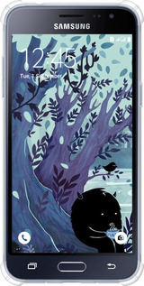Силикон с усиленными углами чехол Арт принт Тихое место чая для Samsung Galaxy J3 Duos (2016) J320H - 6544sp-265 изображение 