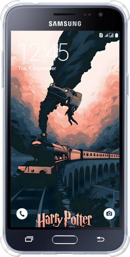 Силикон с усиленными углами чехол Гарри Поттер для Samsung Galaxy J3 Duos (2016) J320H - 6331sp-265 изображение 