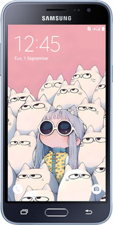 2D пластиковий чехол Малышка с котами для Samsung Galaxy J3 Duos (2016) J320H - 6295t-265 изображение 