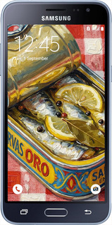 2D пластиковий чехол Vintage Sardine Tin Phone для Samsung Galaxy J3 Duos (2016) J320H - 6772t-265 изображение 