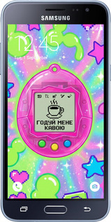 2D пластиковий чехол Y2K Aesthetic Retro Pet: Годуй мене кавою для Samsung Galaxy J3 Duos (2016) J320H - 6784t-265 изображение 