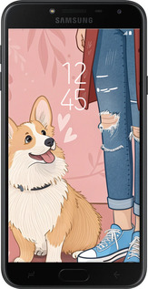 TPU чехол Корги 3 для Samsung Galaxy J4 2018 - 6707b-1487 изображение 