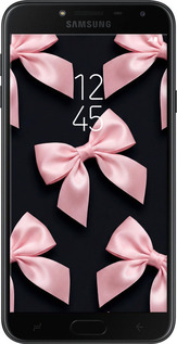 TPU чехол Coquette Ribbons Dark Coquette для Samsung Galaxy J4 2018 - 6767b-1487 изображение 