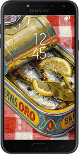 TPU чехол Vintage Sardine Tin Phone для Samsung Galaxy J4 2018 - 6772b-1487 изображение 