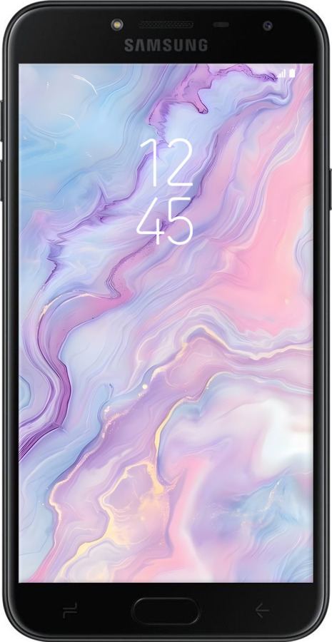 TPU чехол Нежный мрамор для Samsung Galaxy J4 2018 - 6310b-1487 изображение 