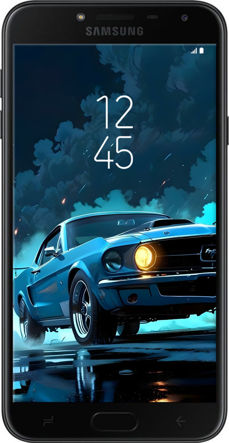 TPU чехол Форд мустанг для Samsung Galaxy J4 2018 - 6374b-1487 изображение 