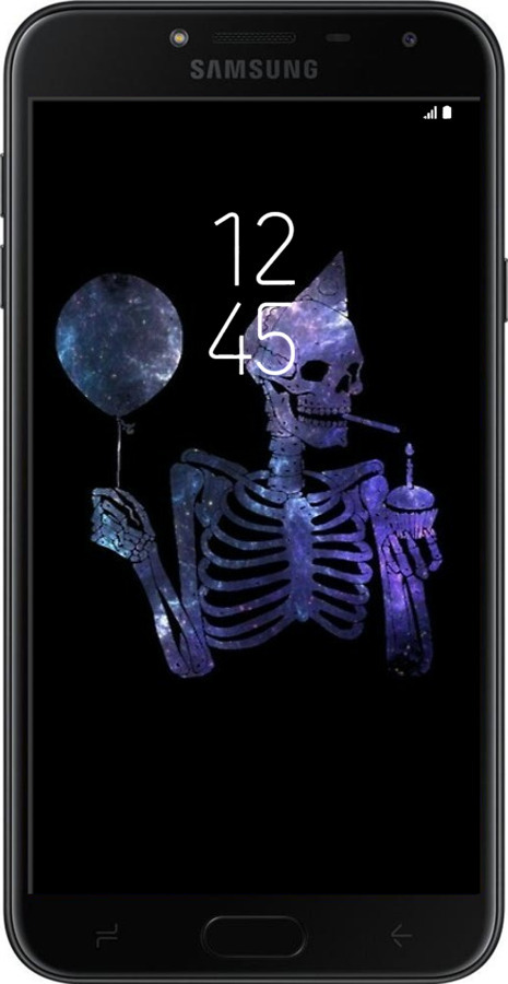 TPU чехол Скелетное искусство для Samsung Galaxy J4 2018 - 6536b-1487 изображение 