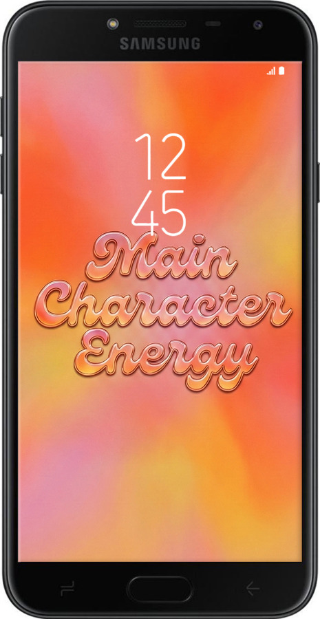 TPU чехол Aura Gradient Main Character Energy Aesthetic Y2K для Samsung Galaxy J4 2018 - 6783b-1487 изображение 