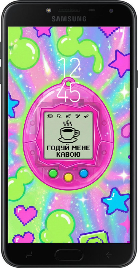 TPU чехол Y2K Aesthetic Retro Pet: Годуй мене кавою для Samsung Galaxy J4 2018 - 6784b-1487 изображение 