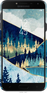 3D пластиковый матовый чехол № 5428 для Samsung Galaxy J4 2018 - 5428m-1487 изображение 