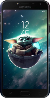 3D пластиковый матовый чехол Малышь йода для Samsung Galaxy J4 2018 - 6294m-1487 изображение 