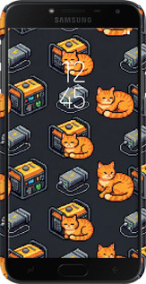 3D пластиковый матовый чехол Autonomous Zone для Samsung Galaxy J4 2018 - 6771m-1487 изображение 