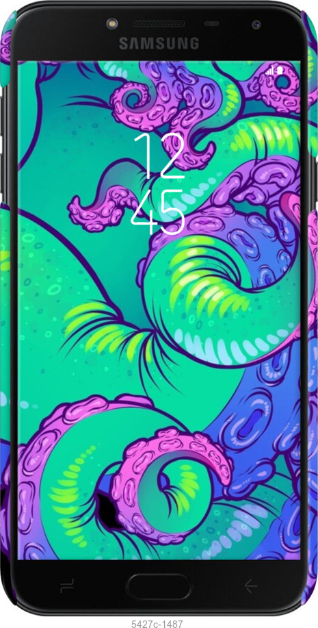 3D пластиковый матовый чехол № 5427 для Samsung Galaxy J4 2018 - 5427m-1487 изображение 