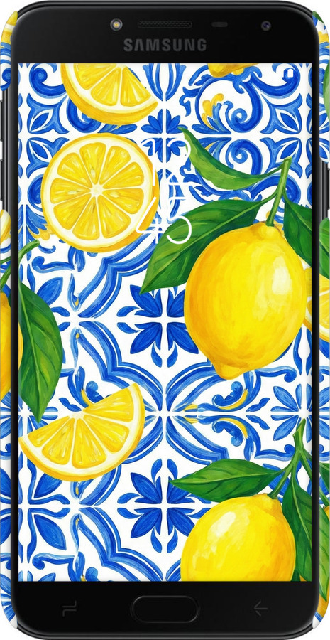 3D пластиковый матовый чехол Grocery Girl Italian Summer для Samsung Galaxy J4 2018 - 6766m-1487 изображение 