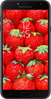 Силіконовий чехол Полуниця для Samsung Galaxy J4 2018 - 6020u-1487 изображение 