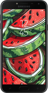 2D пластиковый чехол Арбуз для Samsung Galaxy J4 2018 - 6315t-1487 изображение 