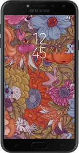 2D пластиковий чехол Абстрактні  квіти для Samsung Galaxy J4 2018 - 6526t-1487 изображение 
