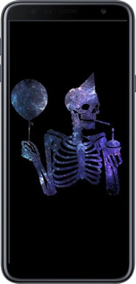 TPU чехол Скелетное искусство для Samsung Galaxy J4 Plus 2018 - 6536b-1594 изображение 