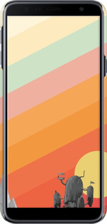 3D пластиковый матовый чехол № 5420 для Samsung Galaxy J4 Plus 2018 - 5420m-1594 изображение 