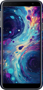 3D пластиковый матовый чехол Арт акварель для Samsung Galaxy J4 Plus 2018 - 6329m-1594 изображение 