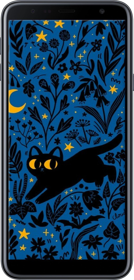 Силиконовый чехол Летняя ночь для Samsung Galaxy J4 Plus 2018 - 6472u-1594 изображение 