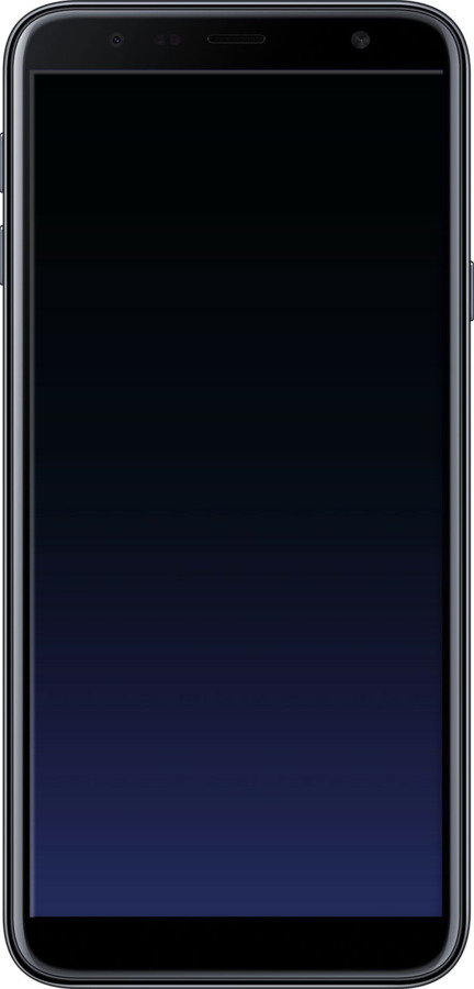 Силіконовий чехол Градієнт у темно-синьому стилі для Samsung Galaxy J4 Plus 2018 - 6542u-1594 изображение 