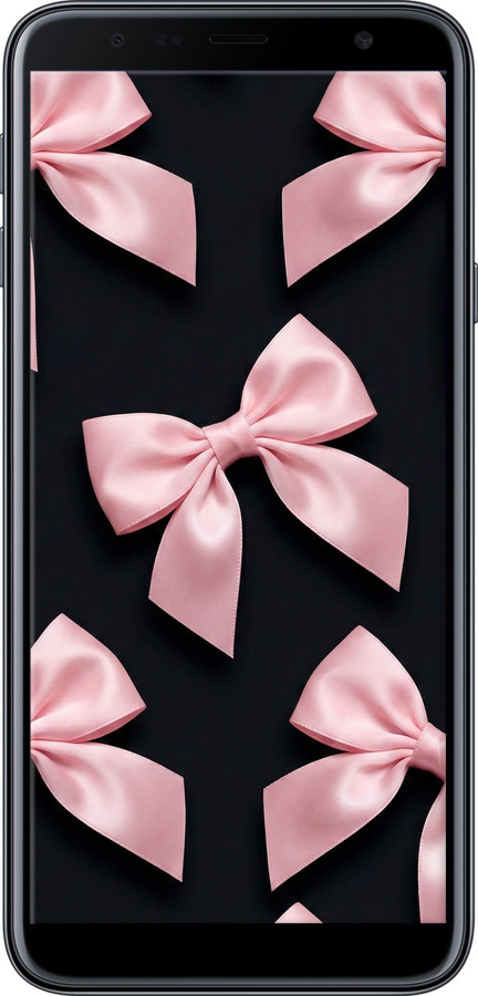 Силіконовий чехол Coquette Ribbons Dark Coquette для Samsung Galaxy J4 Plus 2018 - 6767u-1594 изображение 