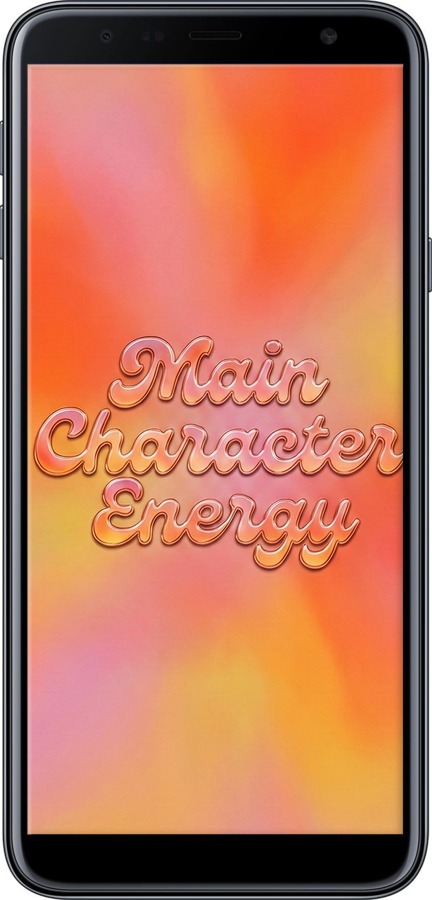 Силиконовый чехол Aura Gradient Main Character Energy Aesthetic Y2K для Samsung Galaxy J4 Plus 2018 - 6783u-1594 изображение 