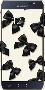 3D пластиковый матовый чехол Dark Coquette для Samsung Galaxy J5 (2016) J510H - 6765m-264 изображение 